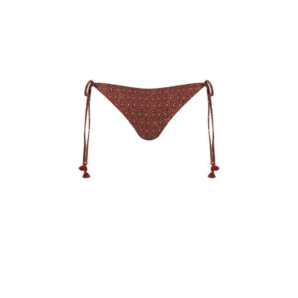 Johanna Ortiz Sagrado Bikini Bottom in Brown