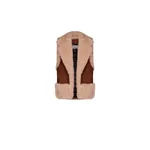Johanna Ortiz Salty Air Vest in Sand and Chocolate