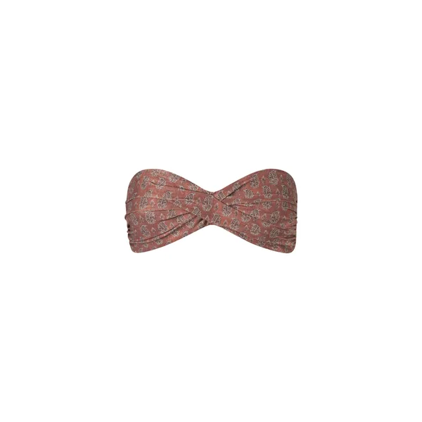 Johanna Ortiz Sea Sprite Bikini Top in Light Ochre