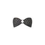 Johanna Ortiz Seawaters Bikini Top in Black and Ecru