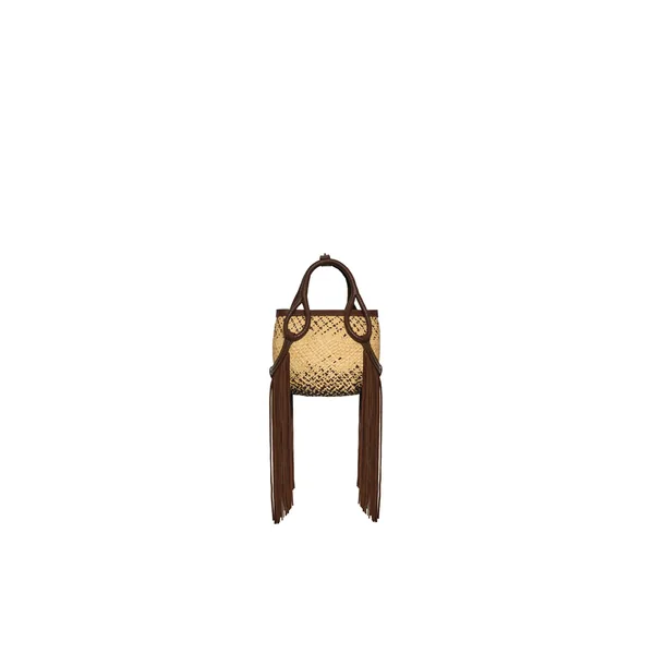 Soul Of The River Mini Tote Bag in Chocolate and Warm Nude