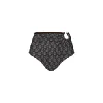 Johanna Ortiz Taita Bikini Bottom in Black and Ecru
