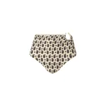 Johanna Ortiz Taita Bikini Bottom in Ecru Black Spots