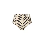 Johanna Ortiz Taita Bikini Bottom in Ecru and Black