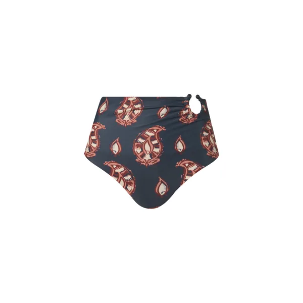 Taita Bikini Bottom in Navy Rose