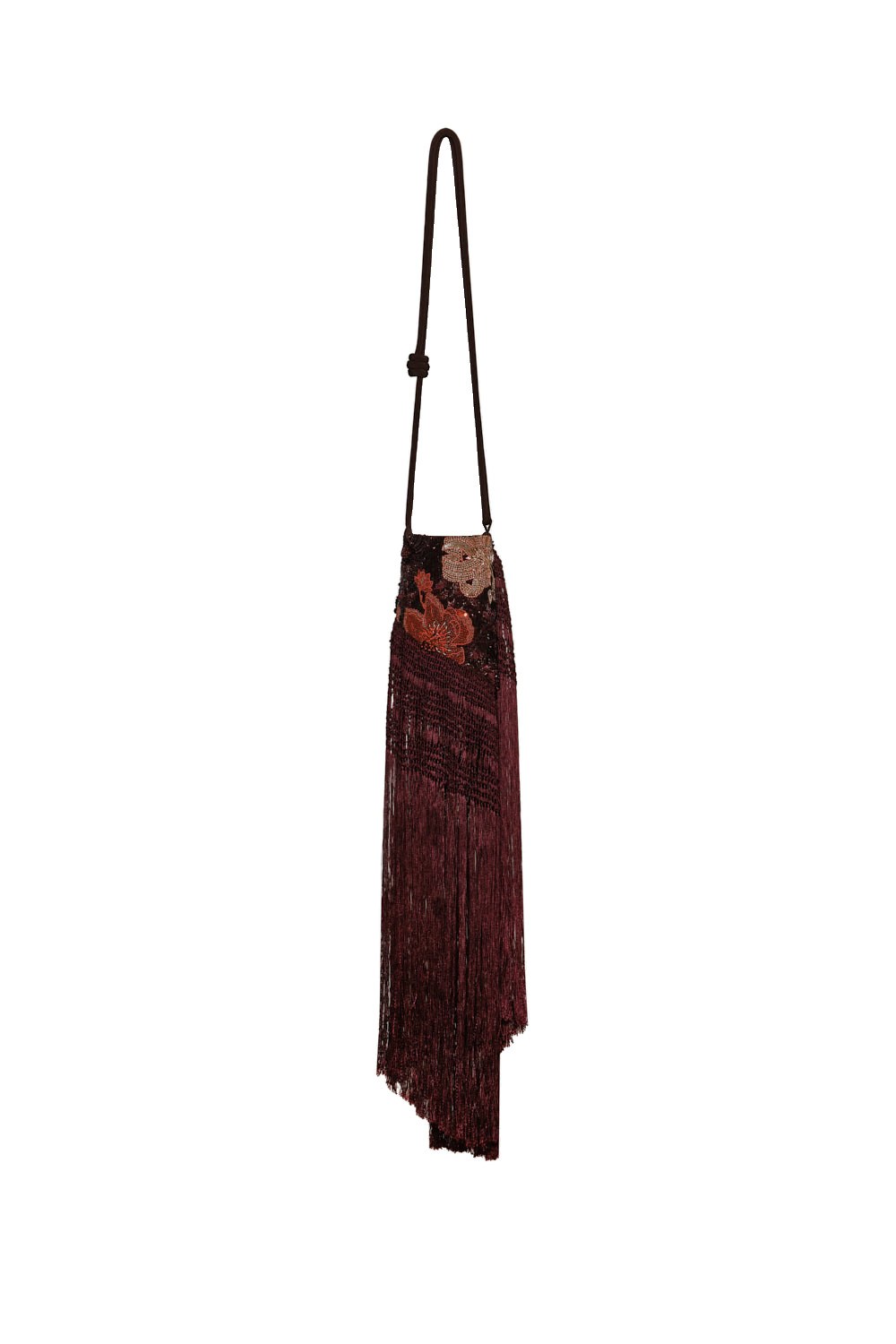 Verdant Spell Mochila in Burgundy and Red