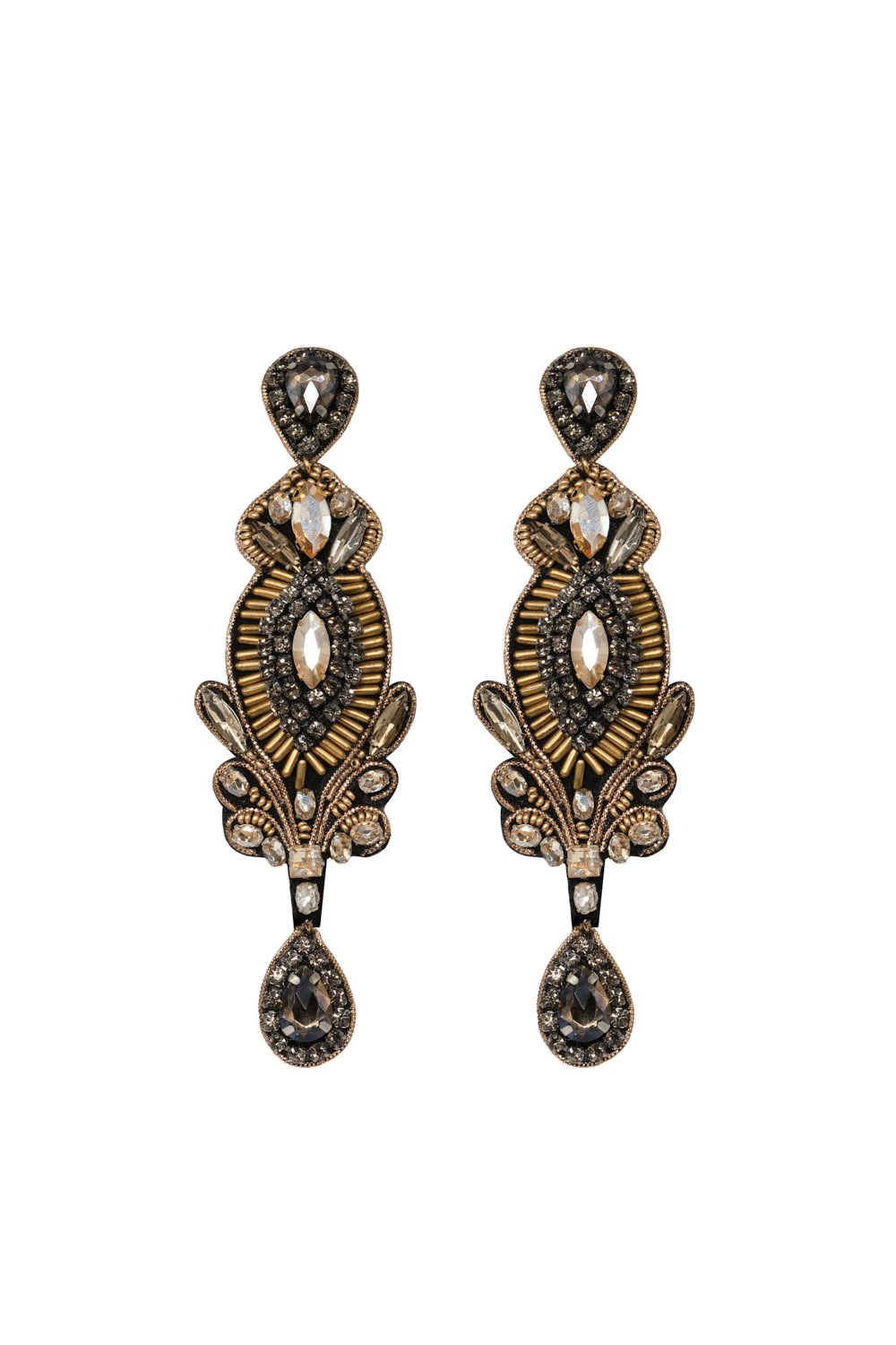 Vivid Vibration Earrings in Golden Glow