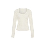 KIVARI Bonnie Lace Top in Ivory