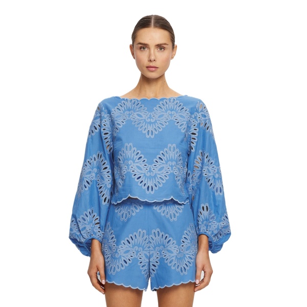 KIVARI Danielle Top in Blue