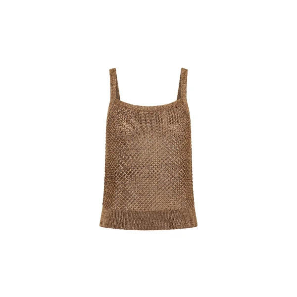 KIVARI Debby Knit Cami in Rust