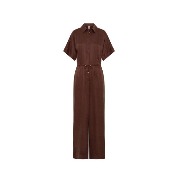 KIVARI Jaxon Jumpsuit in Chocolate