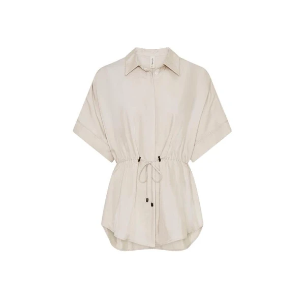 KIVARI Jaxon Shirt in Champagne