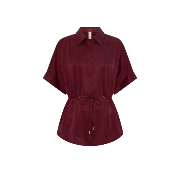 KIVARI Jaxon Shirt in Plum