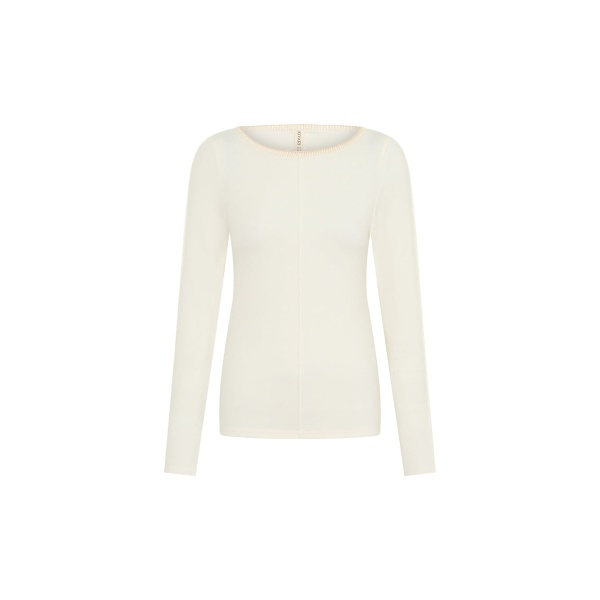 KIVARI Quinn Knit Top in Ivory