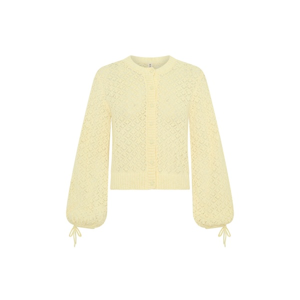 KIVARI Sally Knit Cardigan in Butter