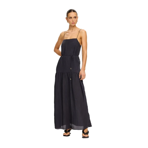Uma Maxi Dress in Charcoal