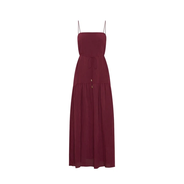 Uma Maxi Dress in Plum