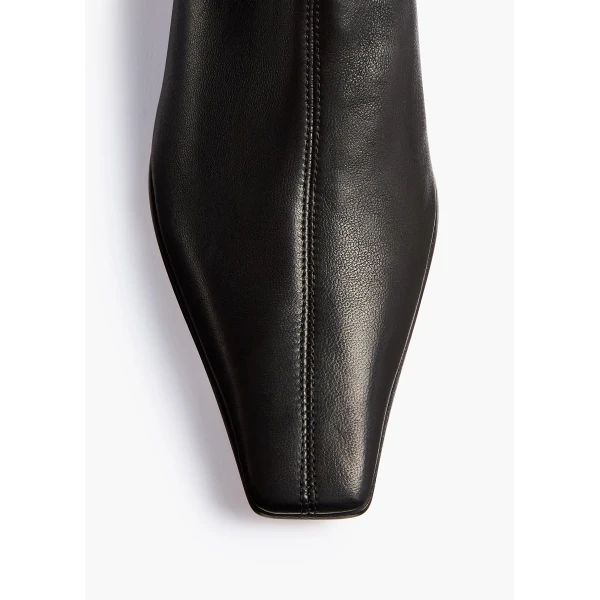 Arizona Over-the-Knee Stretch Boot in Black Nappa Leather - Image 6