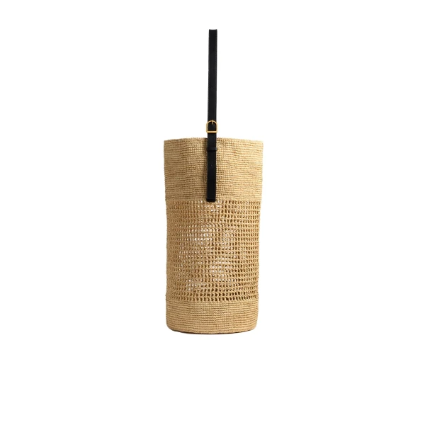 Billie Bucket Bag in Natural Raffia