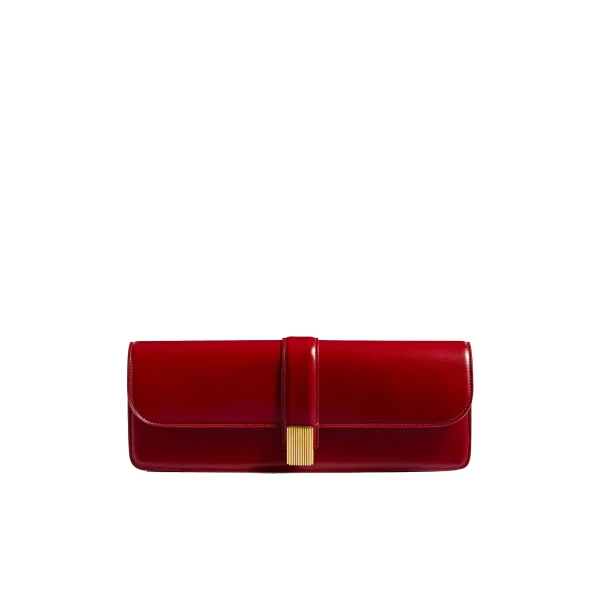 Khaite Blake Clutch in Ruby