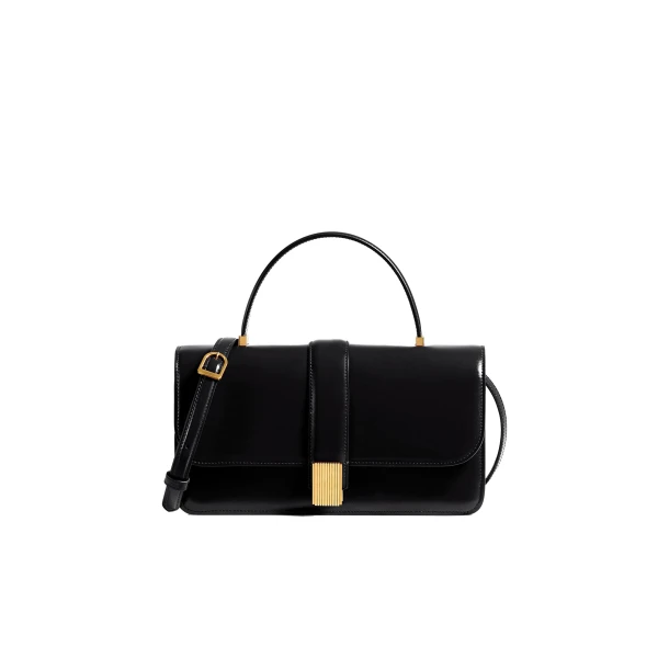 Khaite Blake Top Handle Bag in Black