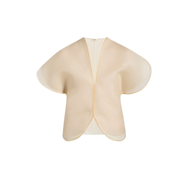 Khaite Briar Top in Champagne | Tops | Coveti