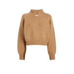 Khaite Cain Sweater in Biscotti | Knitwear | Coveti
