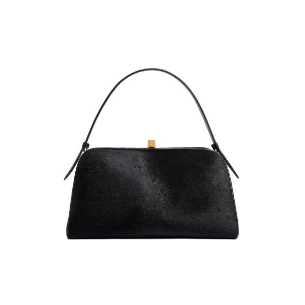 Khaite Cate Bag in Black Haircalf