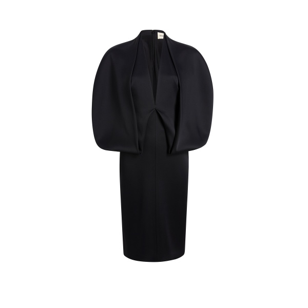 Khaite Dakota Dress in Black | Dresses | Coveti