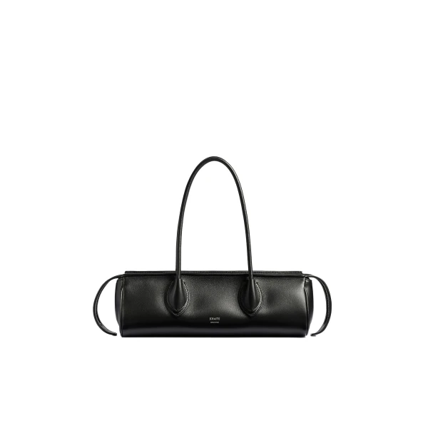 Khaite Donna Shoulder Bag in Black Leather