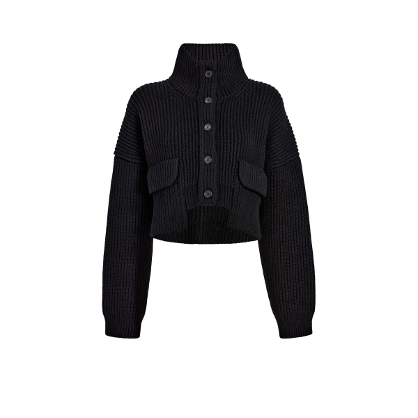 Eita Cardigan in Black