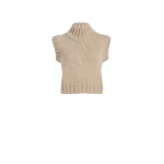 Khaite Fawn Top in Sepia Multi | Tops | Coveti