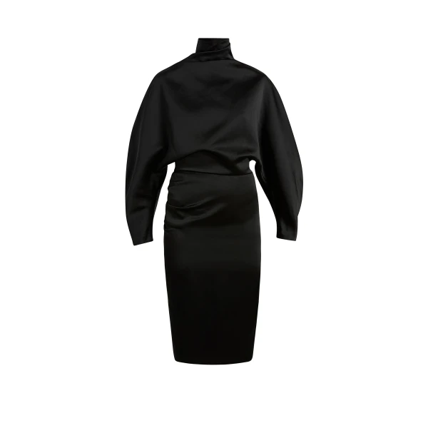 Khaite Harlin Dress in Black | Dresses | Coveti