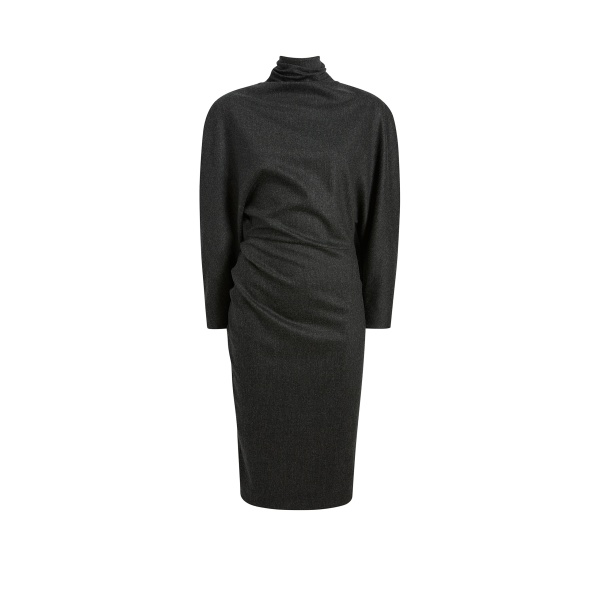 Khaite Harlin Dress in Charcoal | Dresses | Coveti