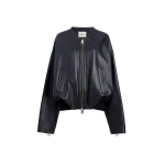 Khaite Hewit Jacket in Dark Navy | Jackets | Coveti