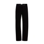 Khaite Hunter Pant in Black Velvet | Pants | Coveti