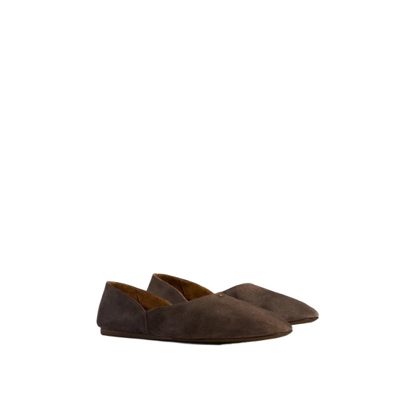 Jane Flat in Sable Suede - Image 2