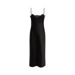 Khaite Joelle Dress in Black | Dresses | Coveti