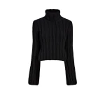 Khaite Kelly Sweater in Black | Knitwear | Coveti