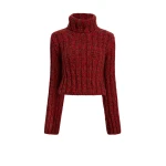 Khaite Kelly Sweater in Rust Multi | Knitwear | Coveti
