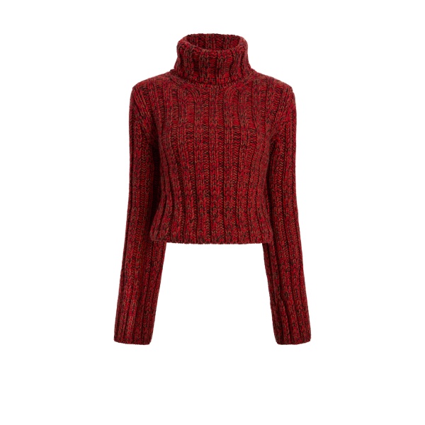 Khaite Kelly Sweater in Rust Multi | Knitwear | Coveti