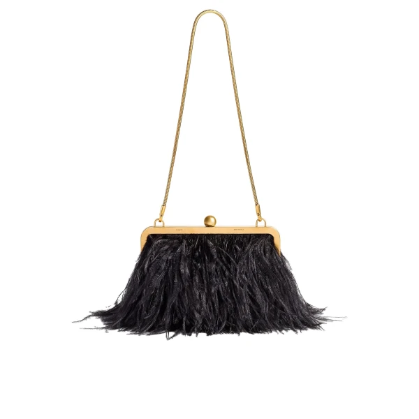 Khaite Lilith Chain Evening Bag in Black