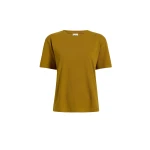 Khaite Mae T-Shirt in Dijon | Tops | Coveti