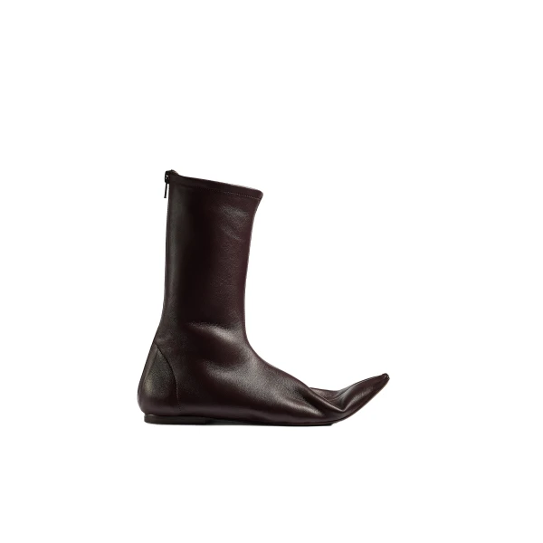 Khaite Marlene Boot in Rouge Noir