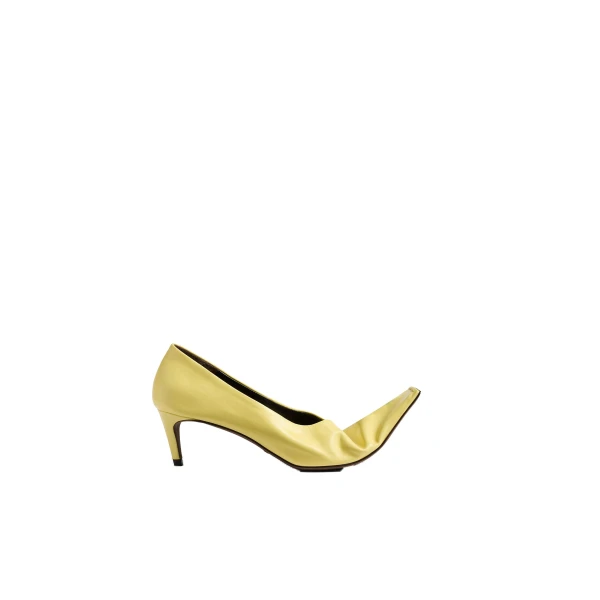 Marlene Low Pump in Pale Yellow