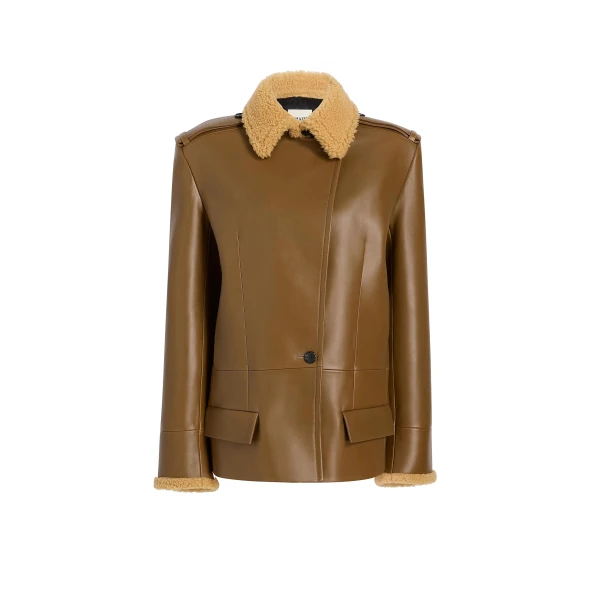 Marlot Coat in Dark Olive