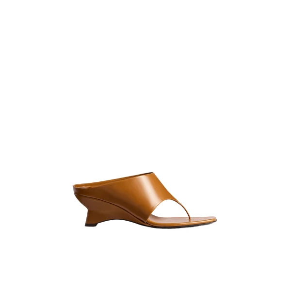 Marlow Mule in Cuoio Glazed Leather