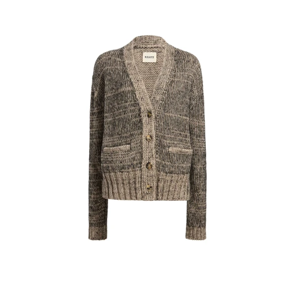 Maura Cardigan in Sepia and Black Multi