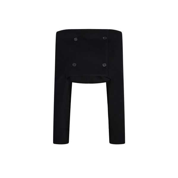 Khaite Meko Jacket in Black | Jackets | Coveti
