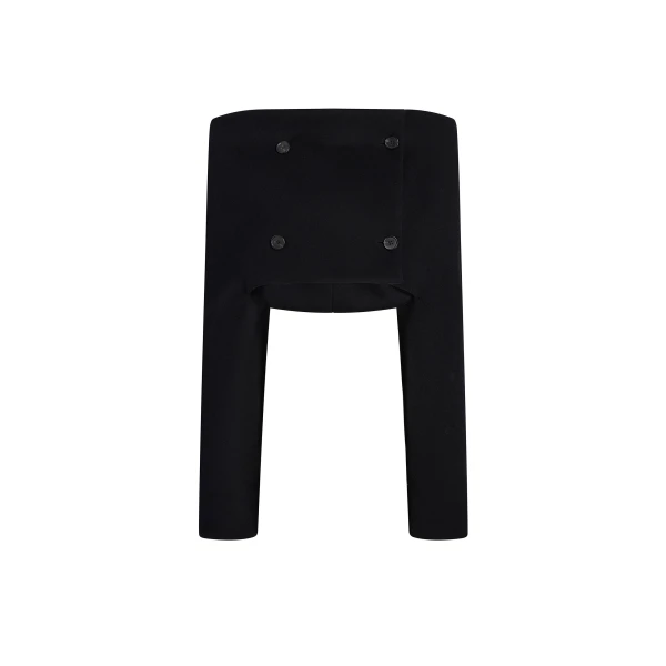 Khaite Meko Jacket in Black | Jackets | Coveti